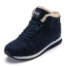 Load image into Gallery viewer, Men Boots Winter Shoes Plus Size 46 Ankle Boots Warm Fur Mens Winter Sneakers