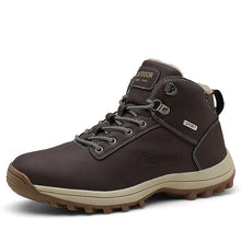 Load image into Gallery viewer, Men Hiking Shoes Waterproof Leather Shoes Climbing &amp; Fishing Shoes