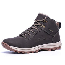 Load image into Gallery viewer, Men Hiking Shoes Waterproof Leather Shoes Climbing &amp; Fishing Shoes