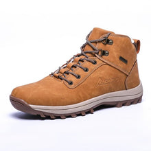 Load image into Gallery viewer, Men Hiking Shoes Waterproof Leather Shoes Climbing &amp; Fishing Shoes