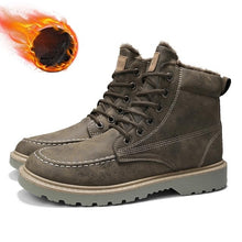 Load image into Gallery viewer, Men Hiking Shoes Waterproof Leather Shoes Climbing &amp; Fishing Shoes